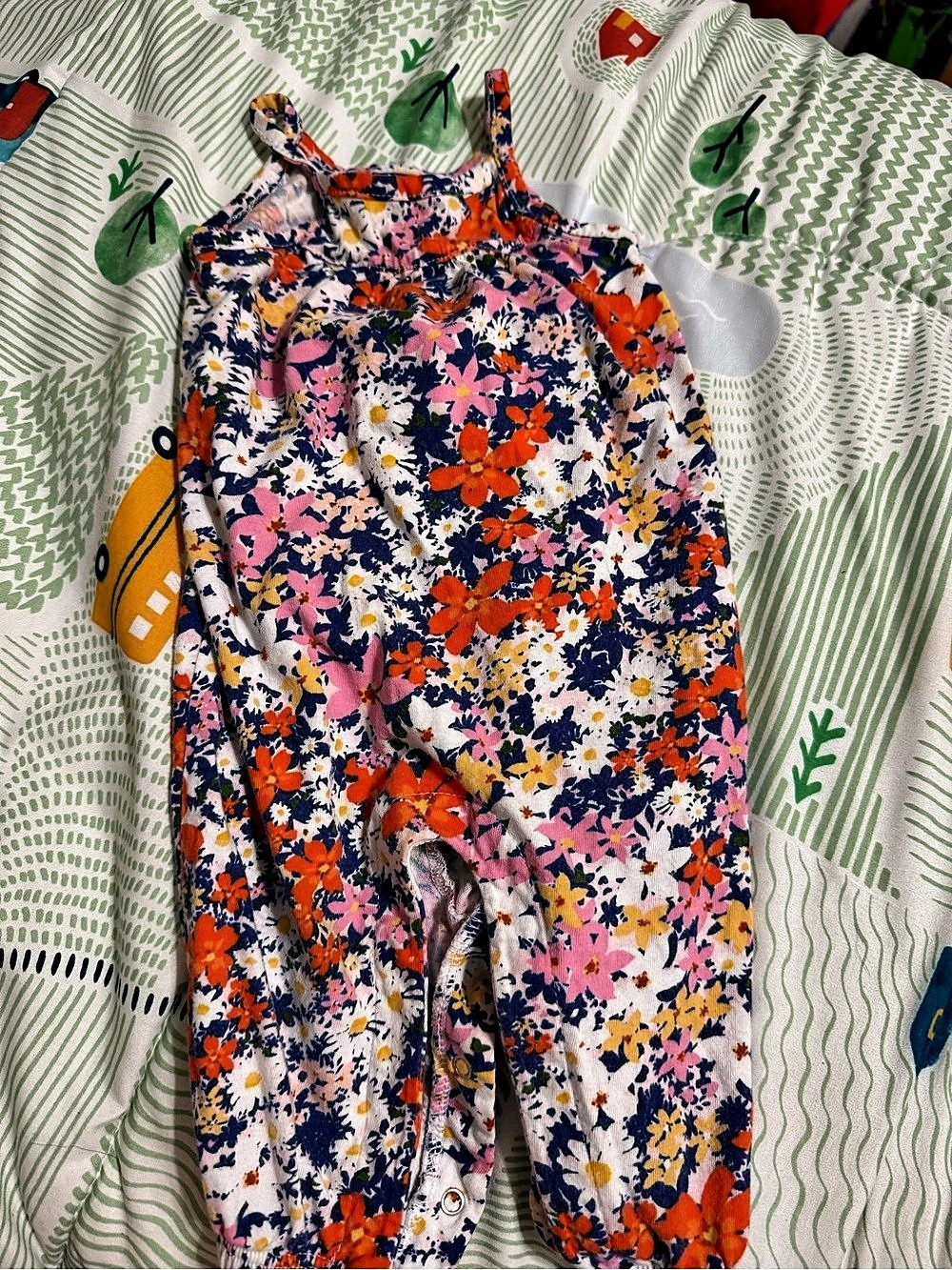Old Navy Printed Sleeveless Jumpsuit for Baby